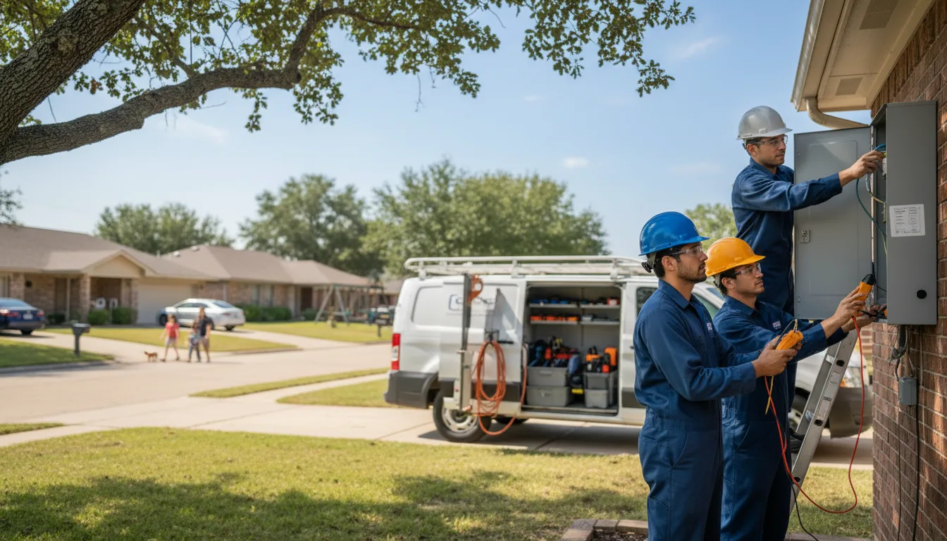 Certified electrician providing emergency electrical services in Weston, CT